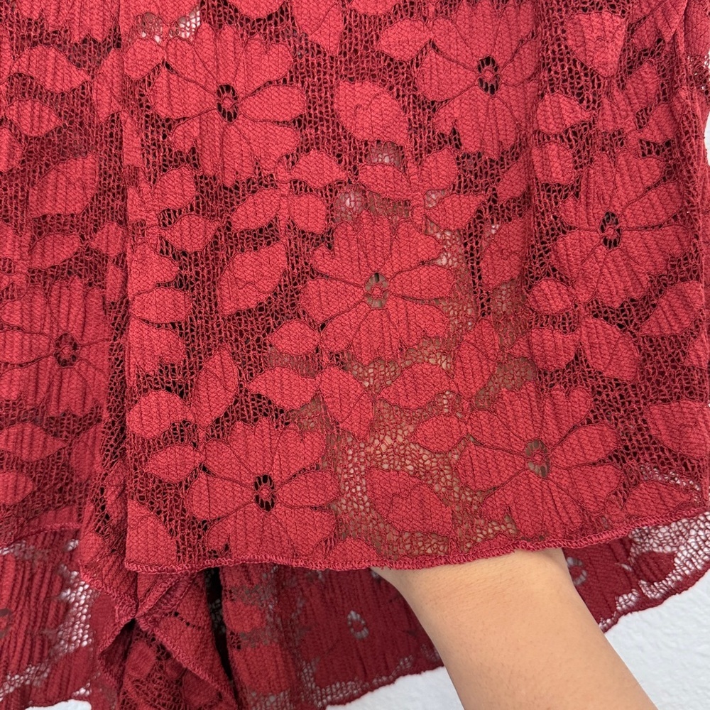 Aerie Offshore Lace Boxer Burgundy Red Large NWT - Picture 5 of 5